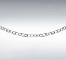 9ct White Gold Trace Chain 16