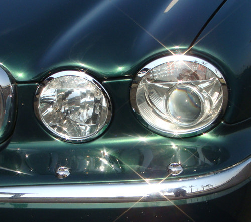 Jaguar x350 and - xj, chrome