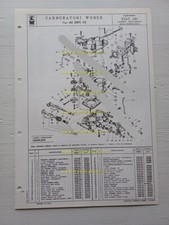 Weber carburetor 45 DFC 12