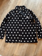 GUINNESS official merchandise black and white spots Shirt/Jacket Size 14/16 