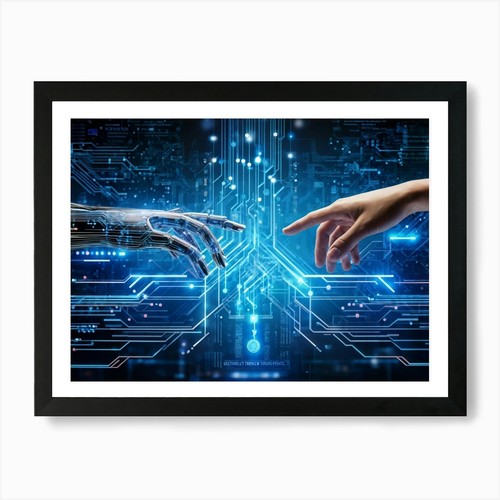Abstract cyber concept art - concept,