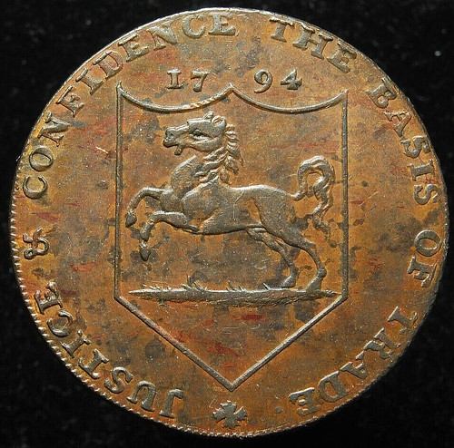 British conder token kent - british,