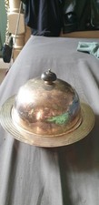 Mappin And Webb Art Deco Silver Plated Muffin Warmer Chafing Dish Dome 7" 