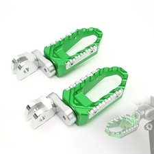 For Kawasaki Z650 Z900 17-20 19 18 25mm Lower Front Foot Pegs Wide Rider Green