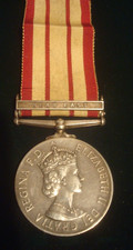 ROYAL NAVY NGS BAR NEAR EAST P/SSX 865827 F J MULLEN AB ROYAL NAVY MEDAL