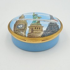 Limited Edition Halcyon Days A Tribute To Concorde Enamel Box 8cms 26/100