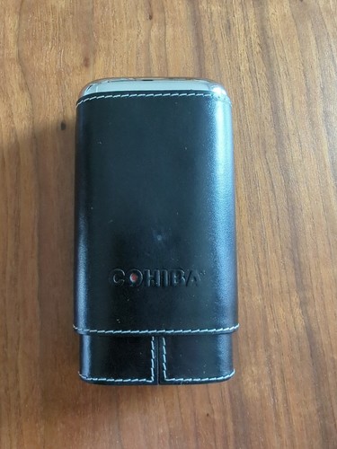 Cohiba black leather cigar - cohiba,