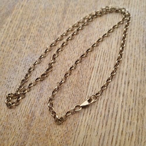 Gold 9ct belcher link - 9ct,