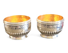 Antique Sterling Silver Salts