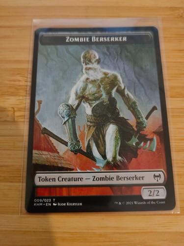 Mtg zombie berserker token - zombie,