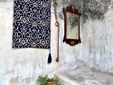 Antique Queen Anne Style / Revival Phoenix Seashell Wooden Mirror