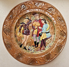 VINTAGE BESWICK COLLECTOR PLATE: Shakespeare "As you like it" Wall Plaque, VGC