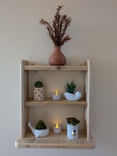 Wooden display shelf Hand