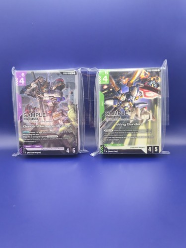 Gundam sample deck bundle - gundam, 2x