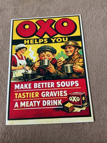 Wartime oxo poster print - wartime,
