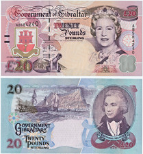 GIBRALTAR 20 POUNDS (P33) 2006