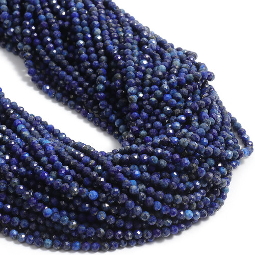 4mm faceted natural stone - 2–4mm,