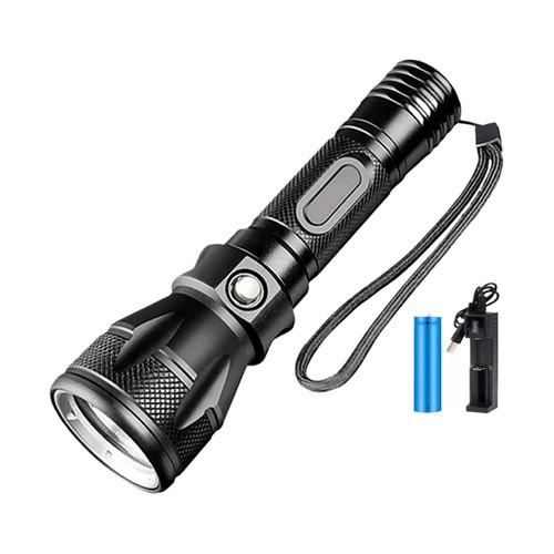 Diving flashlight underwater - flashlight,