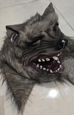 Werewolf Face Mask with Tags