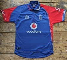 Admiral England ECB ODI adult cricket men's s/s shirt jersey polo top 2006-08 S