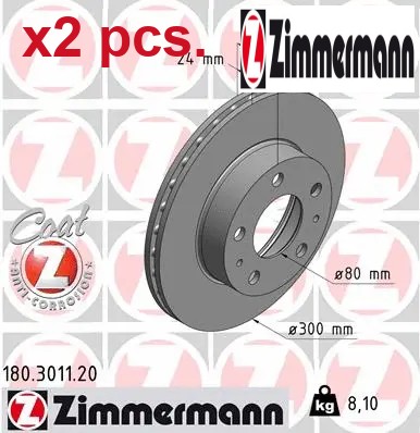 Pcs front brake disc set - disc,