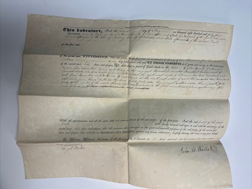 1843 wonderful indenture - wonderful,