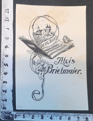Wunderkammer exlibris 1423 - c, "
