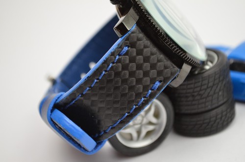 Watch strap black blue - watch,
