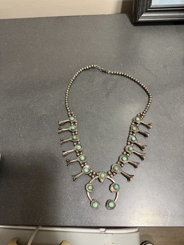 Vintage navajo squash blossom - navajo,