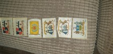 Set Of 6 Silk Cigarette Collectors Cards