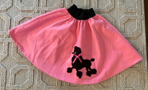Poodle skirt pink felt - skirt,