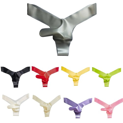 Exciting mens latex thongs - exciting,