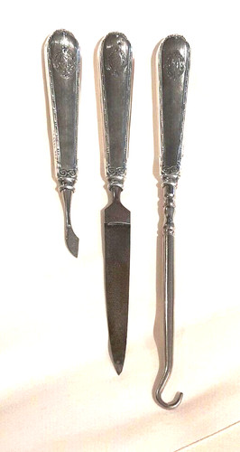 Three piece sterling silver - three,