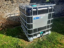 Black IBC Galvanised Tank, Suitable Water or other liquid storage