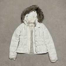 Y2K Hollister Faux Fur Hooded