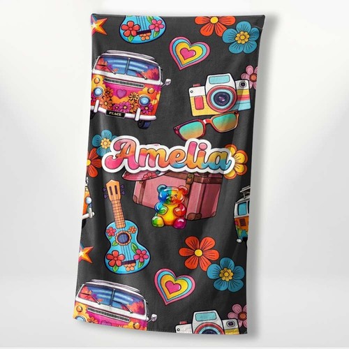 Personalised name beach - personalised, bath