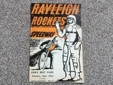 * RAYLEIGH: ESSEX BEST PAIRS 22/6/63 speedway programme.