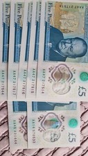 RARE AA   £5 FIVE POUND NOTE