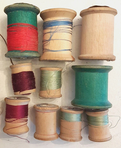 Wooden spool lot - wooden, of
