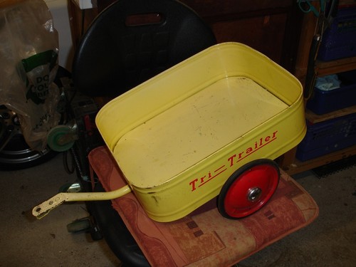 Pedal car tri ang trailer - car,