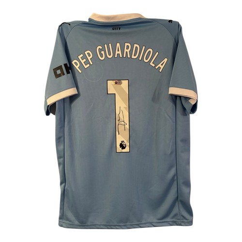 Pep guardiola signed - guardiola, shirt