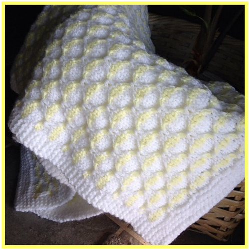 Knitting pattern baby blanket - pattern,