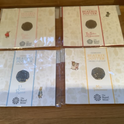 Beatrix potter 2018 50p coins - beatrix,