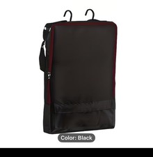 Large black bridle bag with - black,