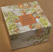 Map of the British Isles 1000 piece jigsaw puzzle produced by Marks & Spenser