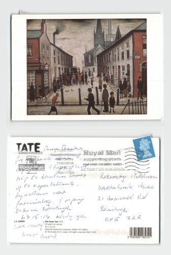 Postcard lowry the - -, l.s.