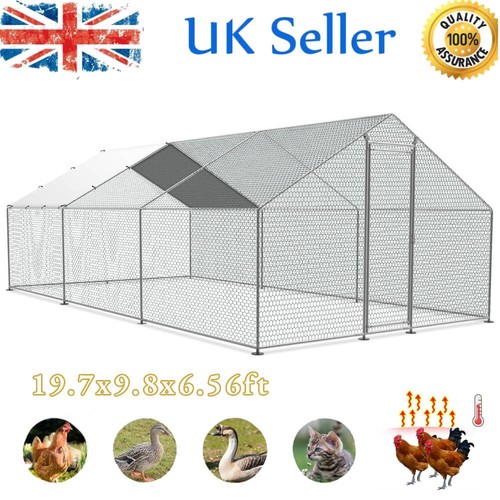 Large chicken run coop walk - chicken,