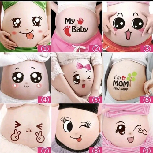 Pregnancy belly stickers - pregnancy,
