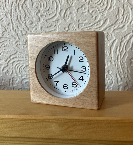 Muji beech wood alarm - beech,