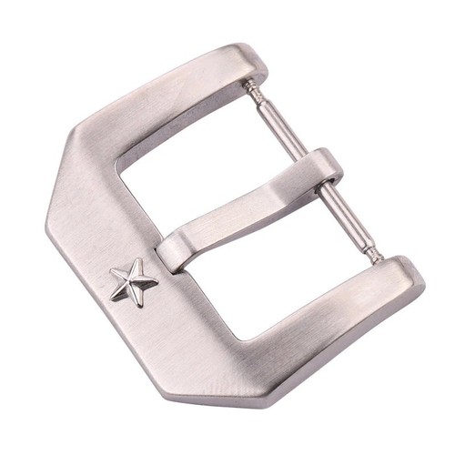 Silver watch band clasp - watch, buckle